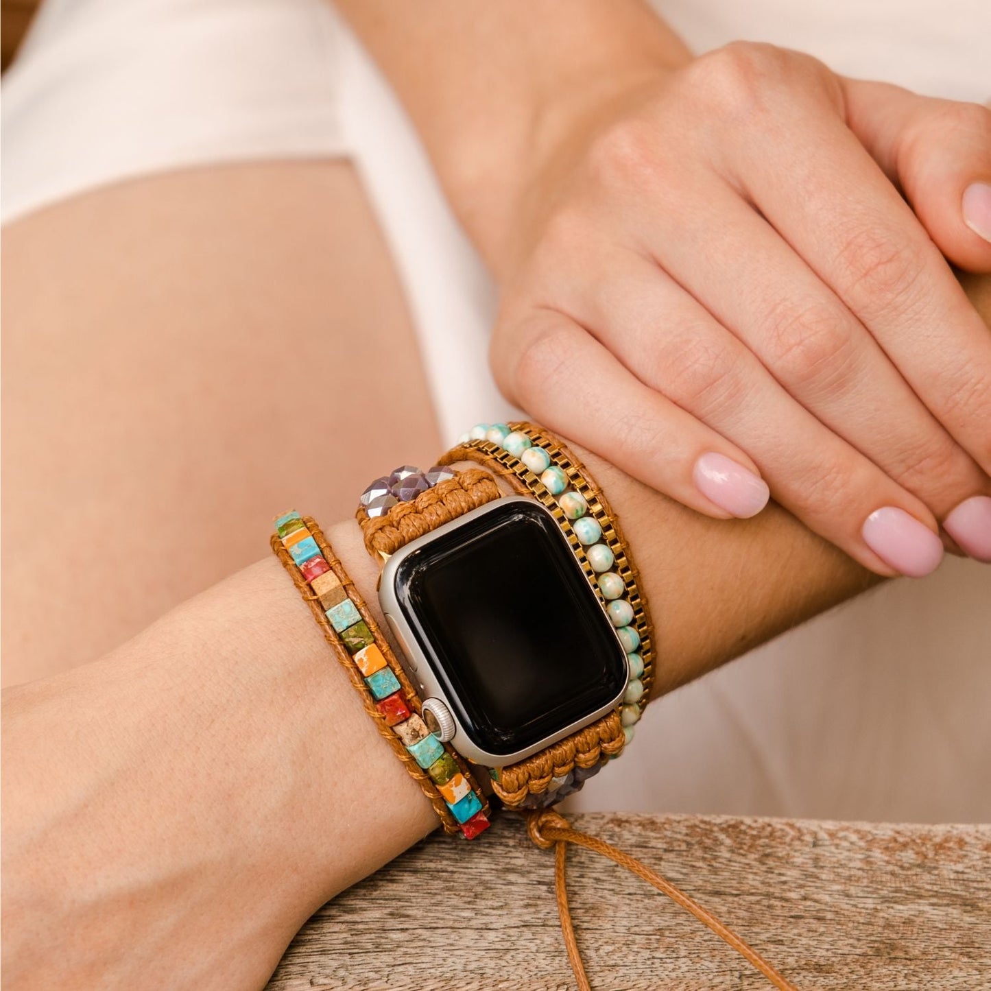 Bracelet de montre vibrant Apple Jasper