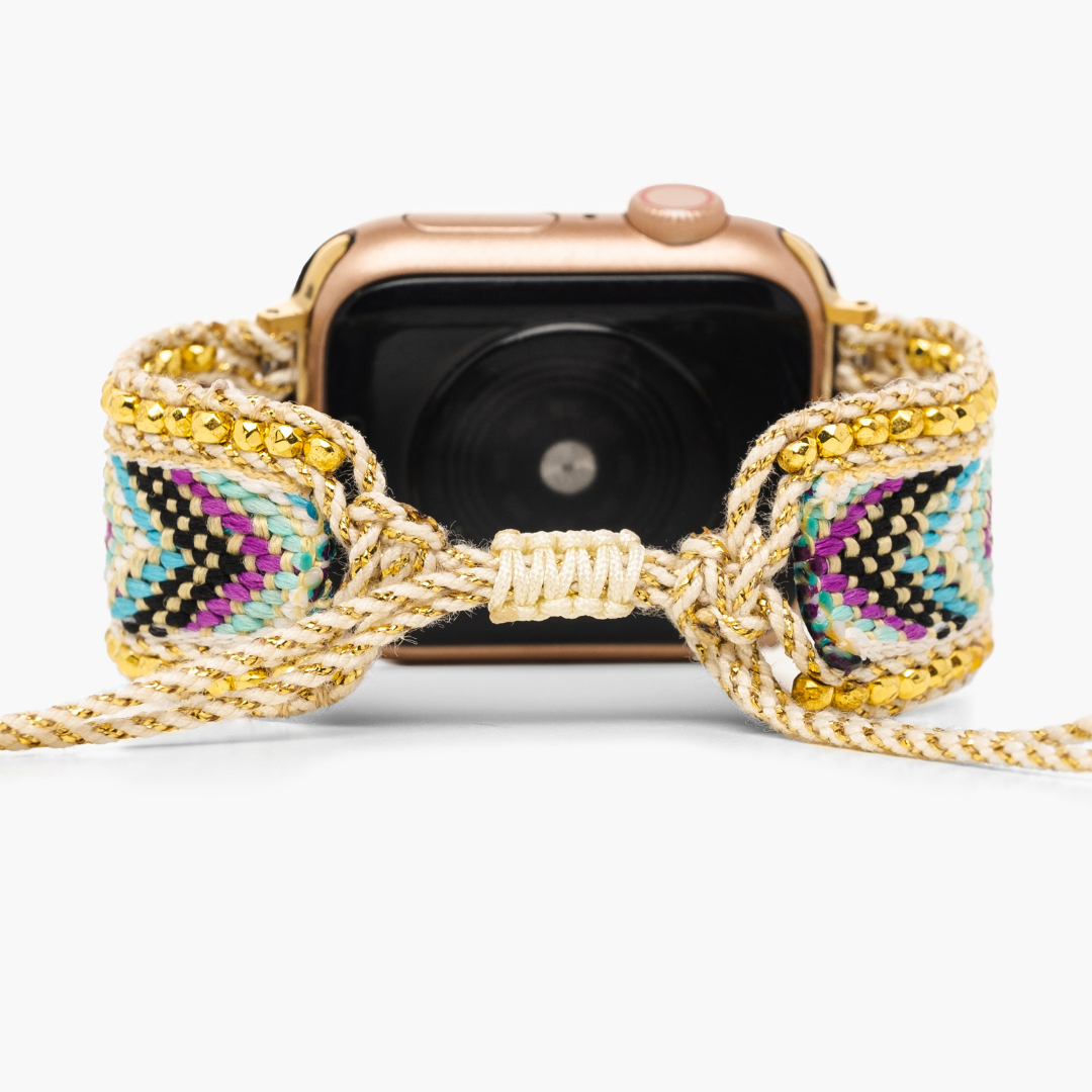 Goldene Blume Apple Watch-Armband