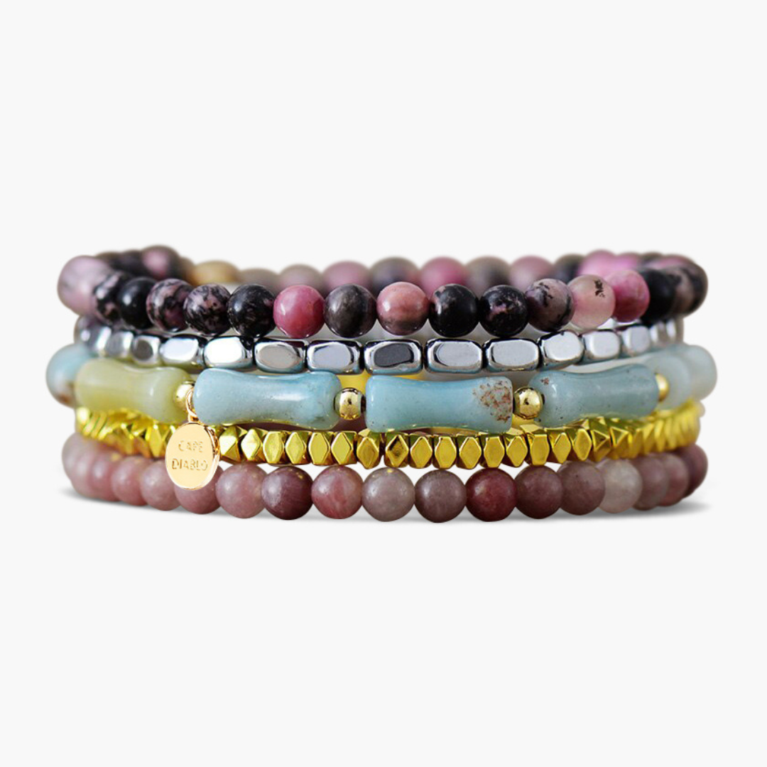 Brilliant healing stone bracelet