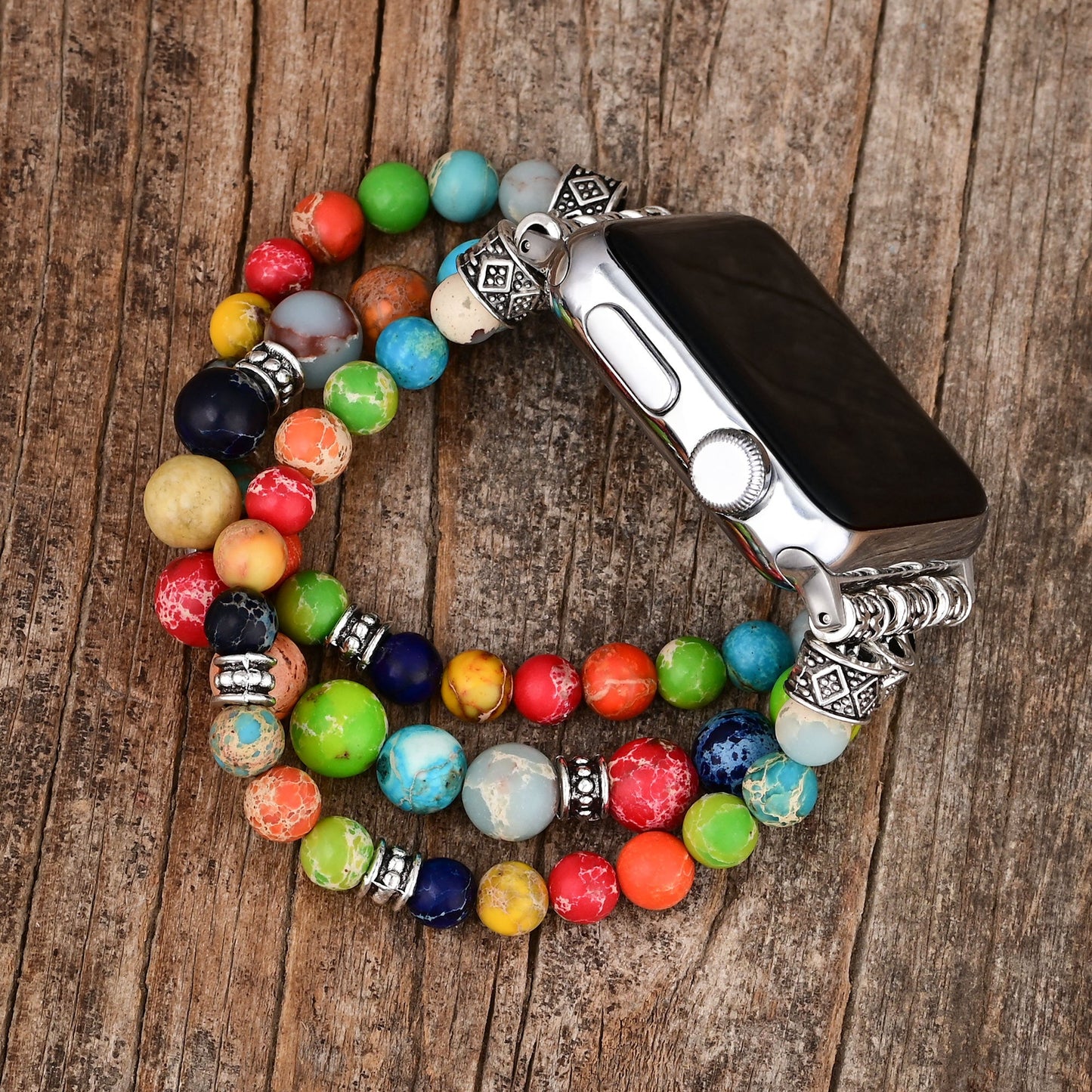 Pulsera de reloj Apple extensible Chakra vibrante