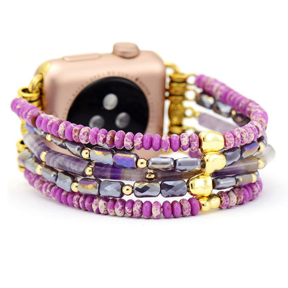 Violett Aurora Stretch Apple Watch Armband