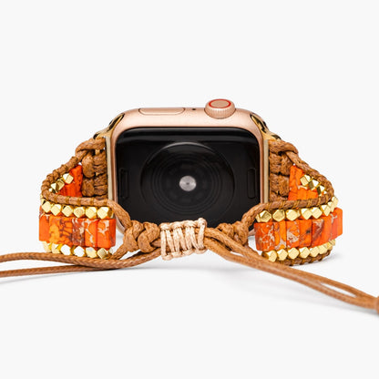 Armband de montre Apple Jaspis Sonnenaufgang