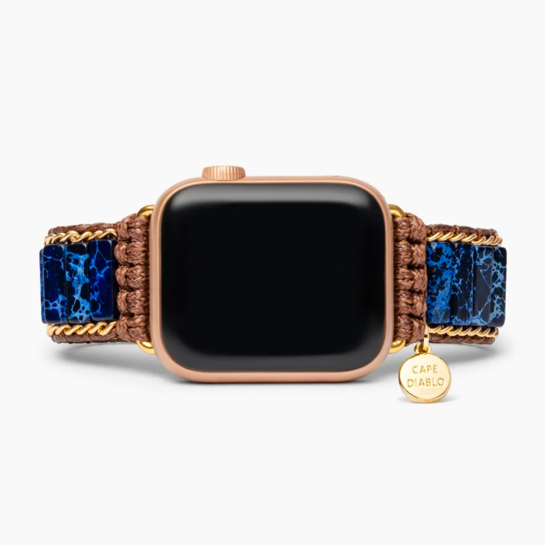 Bracelet Apple Watch Lapis Lazuli Azur