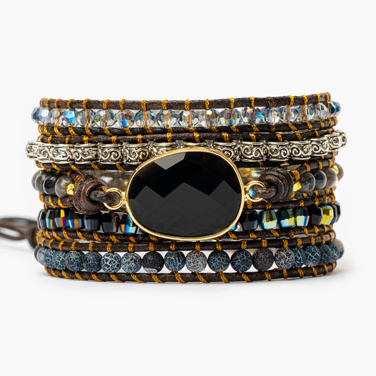 Pulsera Wrap Onyx Protección contra la luz de la luna