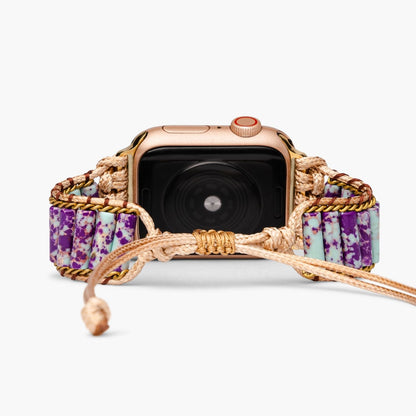 Bracelet montre Apple Jaspe Impérial Amity