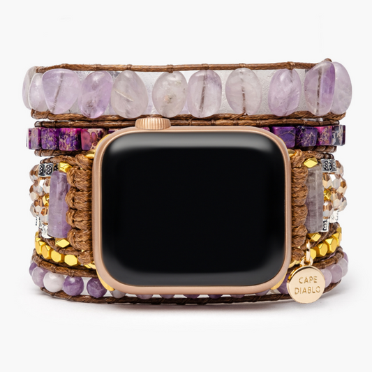 Armband Apple Watch Magical Jade violett