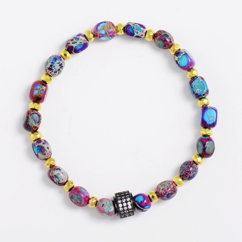 Majestuosa pulsera de jaspe tibetano