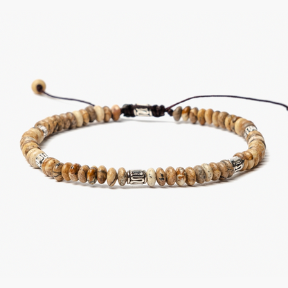 Bracelet Jaspe Tibétain homme