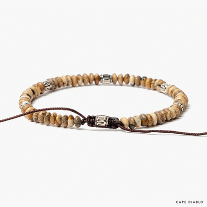 Bracelet Jaspe Tibétain homme