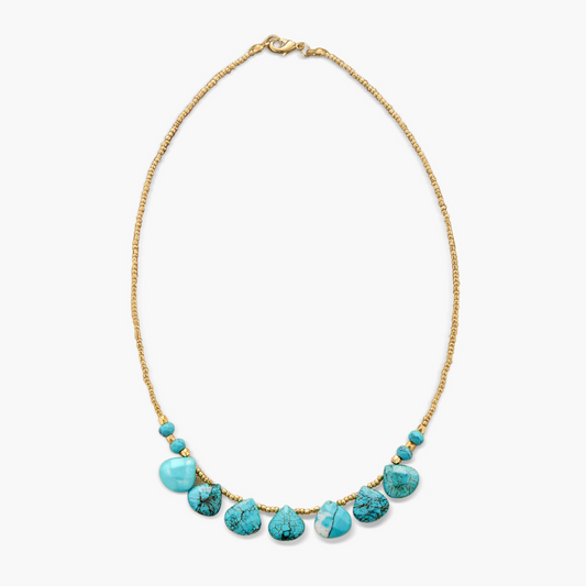 Turquoise choker necklace