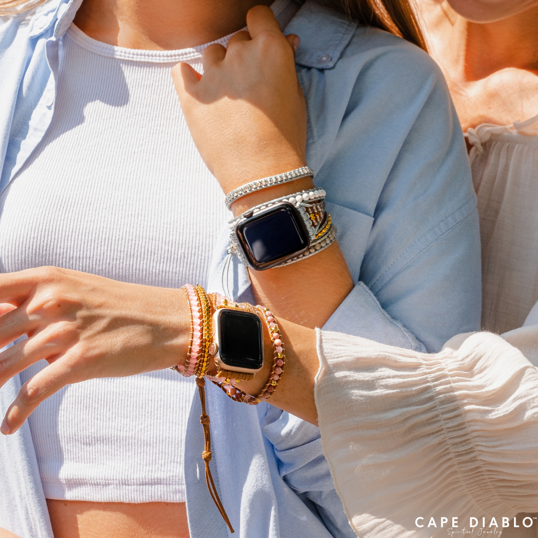 Apple Watch Armband Quarz Roségold