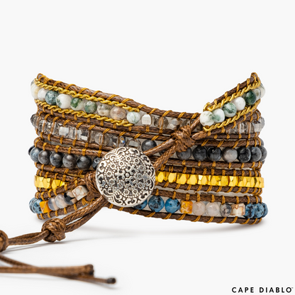 Bracelet Apple Watch en labradorite essentielle