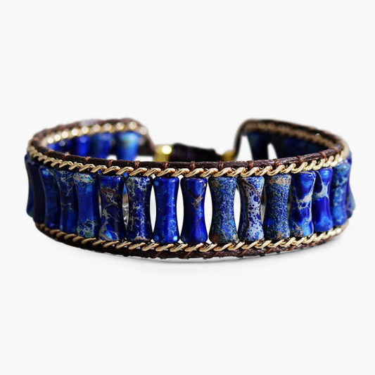 Pulsera Mágica de Energía de Jaspe Azul