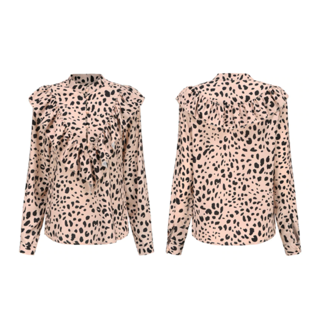 MTS™ Skylar Panther Blouse | Sexy & cute for spring!