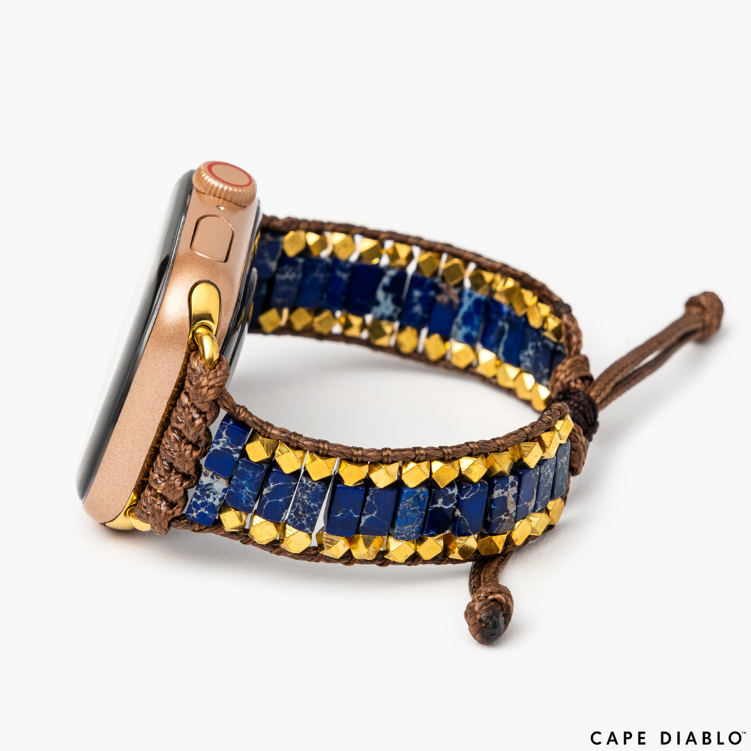 Bracelet montre Apple Hushed Seas Lapis