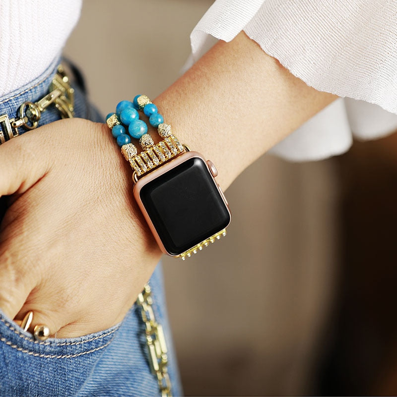 Apatite Glam Stretch Apple Watch Band