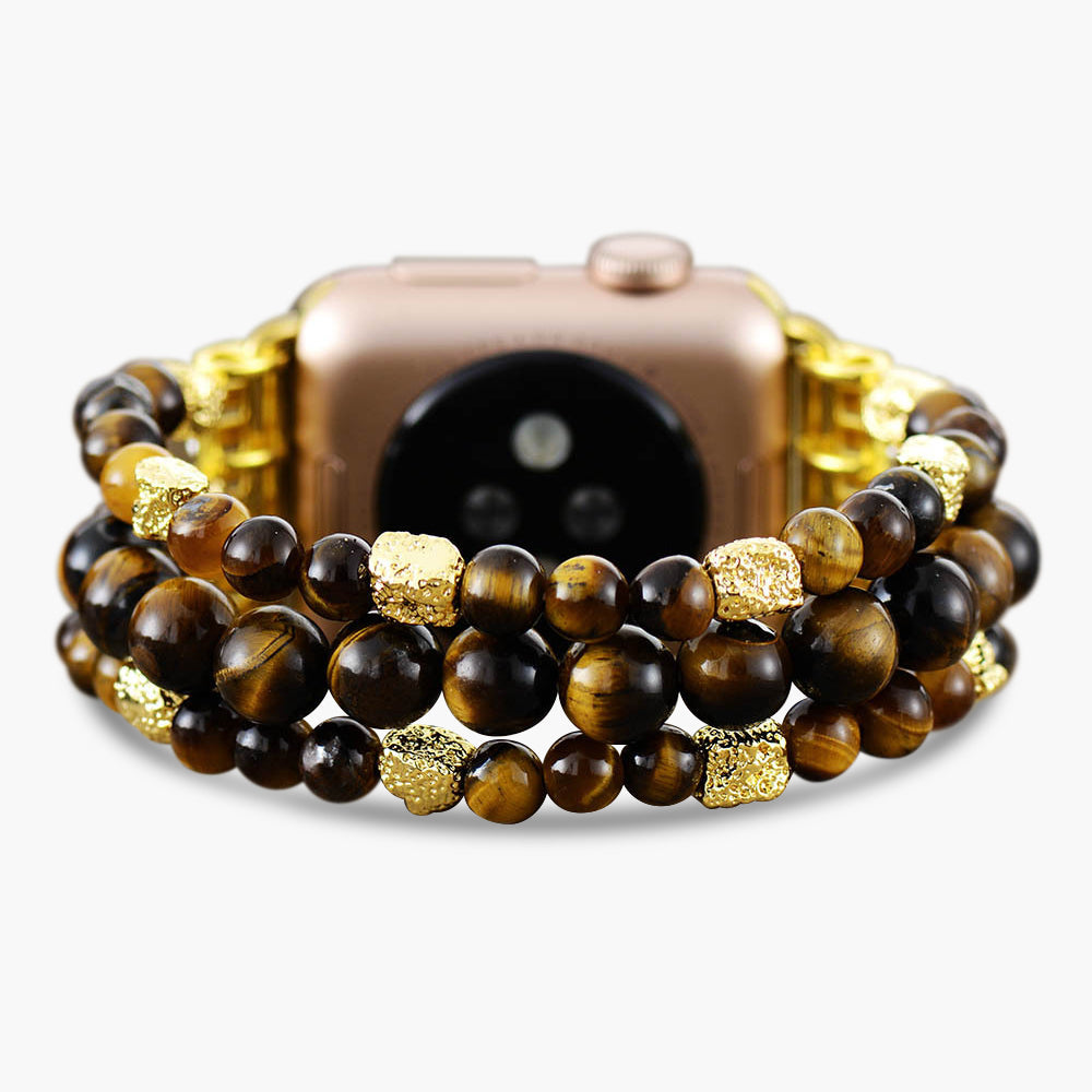 Bracelet Apple Watch Stretch Glam Oeil de Tigre