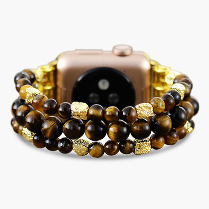 Armband Apple Watch Stretch Glam Tijgeroog