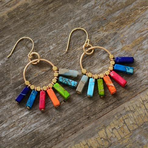 Chakra power earrings