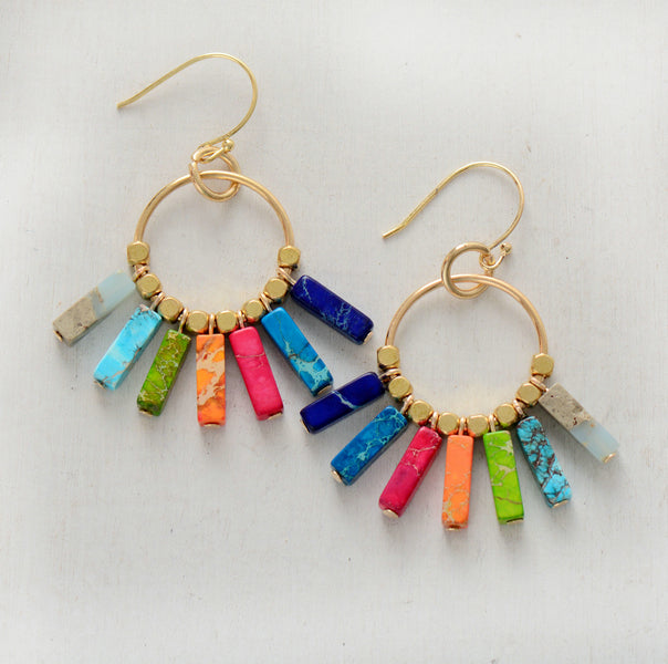 Chakra power earrings