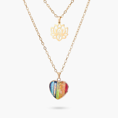 Lotus Heart Chakra Halsband