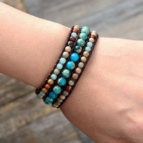 Bracelet made of jasper stone from Mother Earth