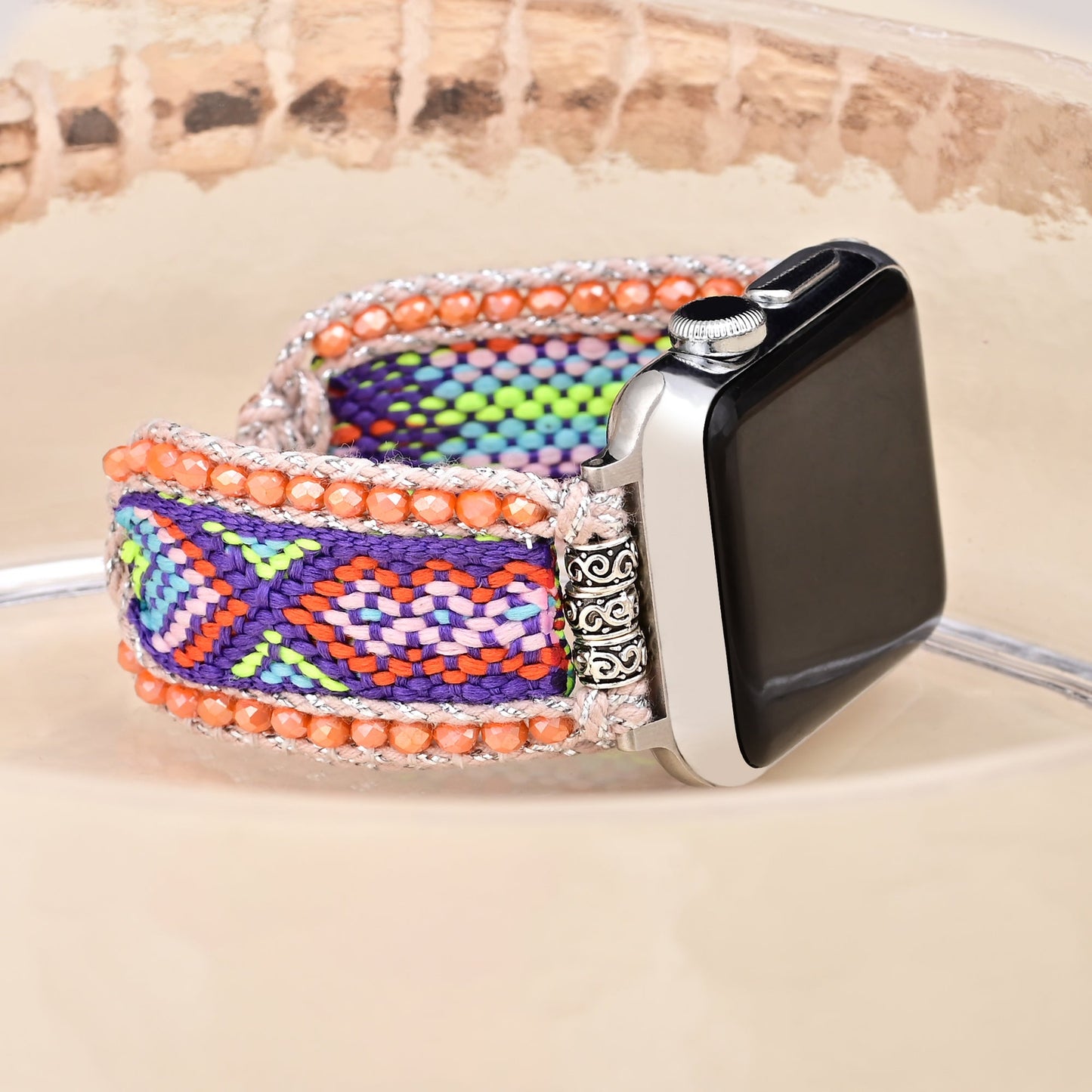 Paars Ember Apple Watch-bandje