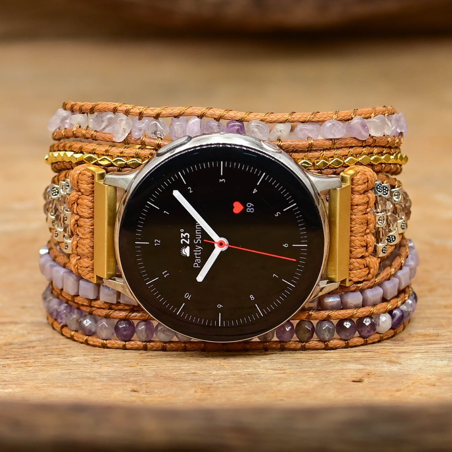 Bracelet de montre Samsung Galaxy améthyste impériale