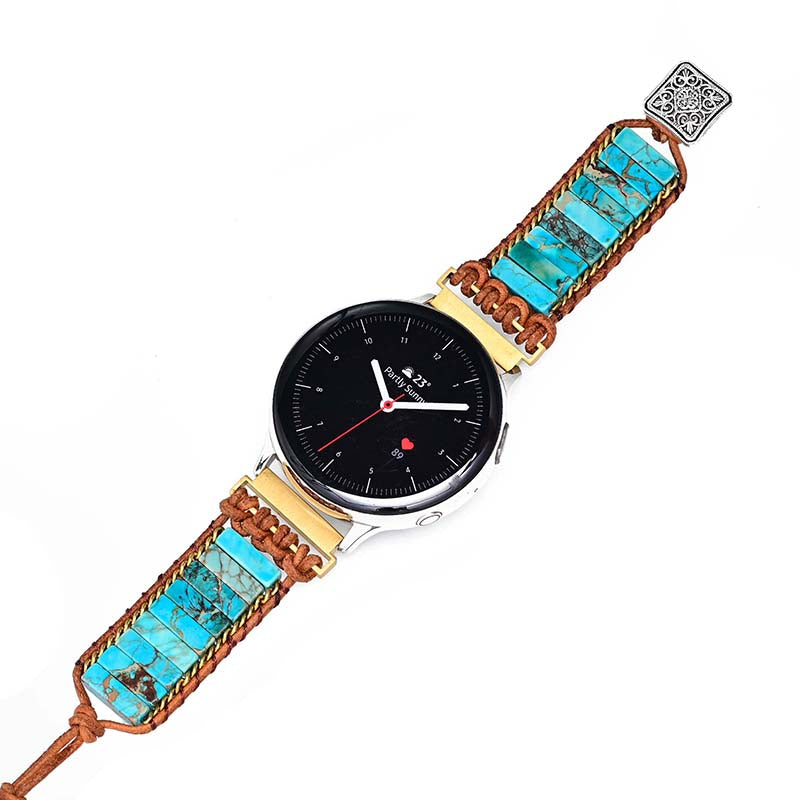 Bracelet pour montre Samsung Galaxy Turquoise Native