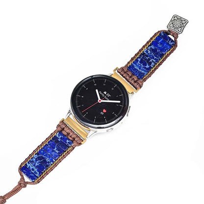 Bracelet de montre Samsung Galaxy lapis lazuli azur