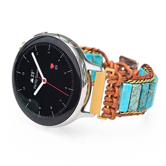 Correa de reloj Samsung Galaxy turquesa nativa