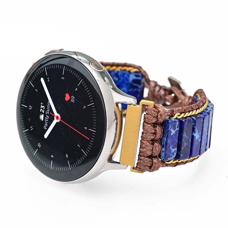 Bracelet de montre Samsung Galaxy lapis lazuli azur