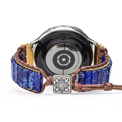 Bracelet de montre Samsung Galaxy lapis lazuli azur