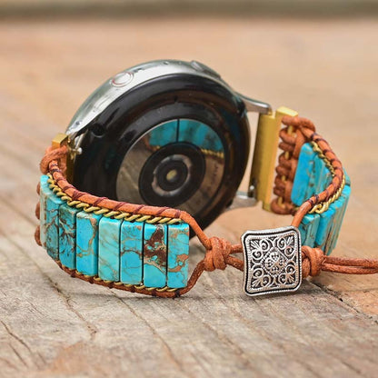 Bracelet pour montre Samsung Galaxy Turquoise Native