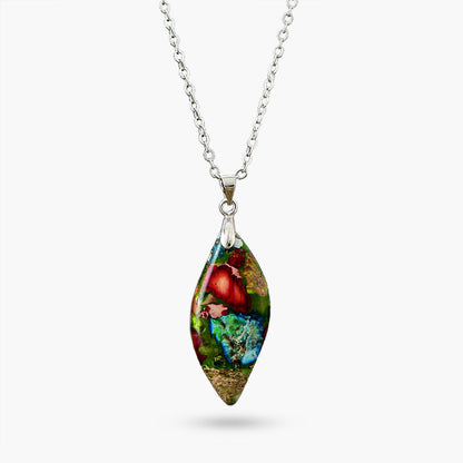 Burgundy Ivy Imperial Jasper Necklace