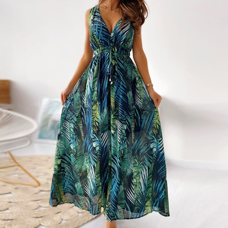 MTS™ Laila Langes Sommerkleid | Ein fröhliches & stilvolles Kleid