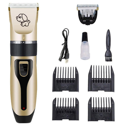 MTS™ Haustiertrimmer + GRATIS Enthaarungsbürste - Kabellos, leise & präzise mit 4 Aufsätzen