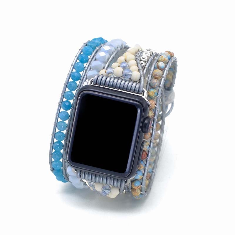 Apple-Uhrenarmband aus heilendem Topas