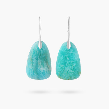 Amazonite Protection Drop Earrings