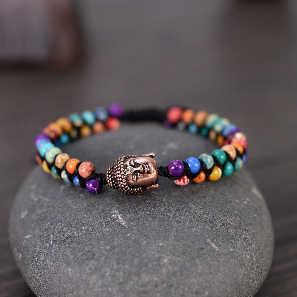 Pulsera de chakra de meditación de Buda