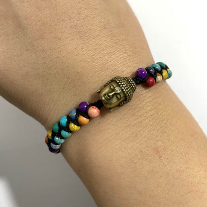 Buddha Meditation Chakra Armband