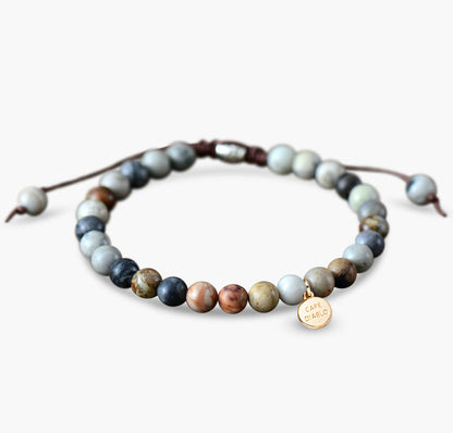 Gray Jasper Bracelet for Men