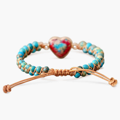 Pulsera de amistad corazón de pasión