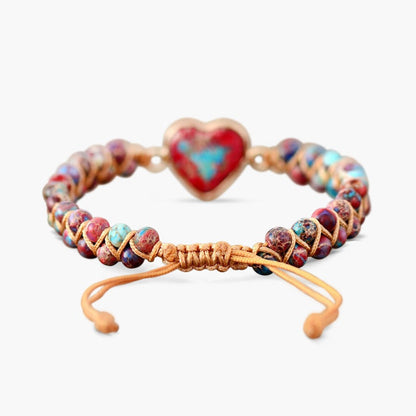 Pulsera de amistad corazón de pasión