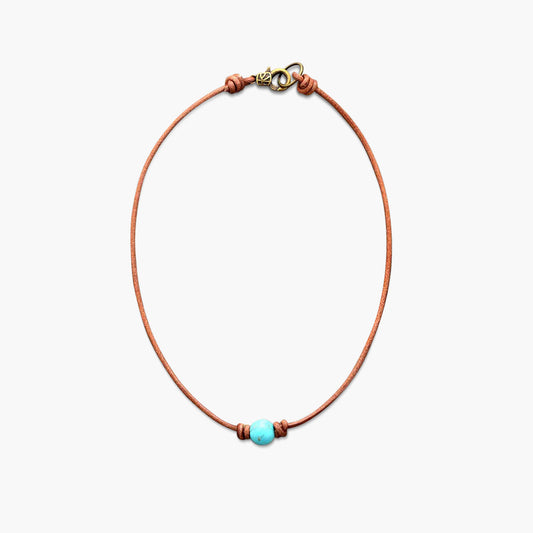 Precious turquoise necklace