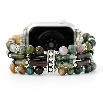 Vintage Agate Stretch Apple Watch Bracelet