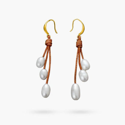 Boucles d'oreilles perle d'eau douce