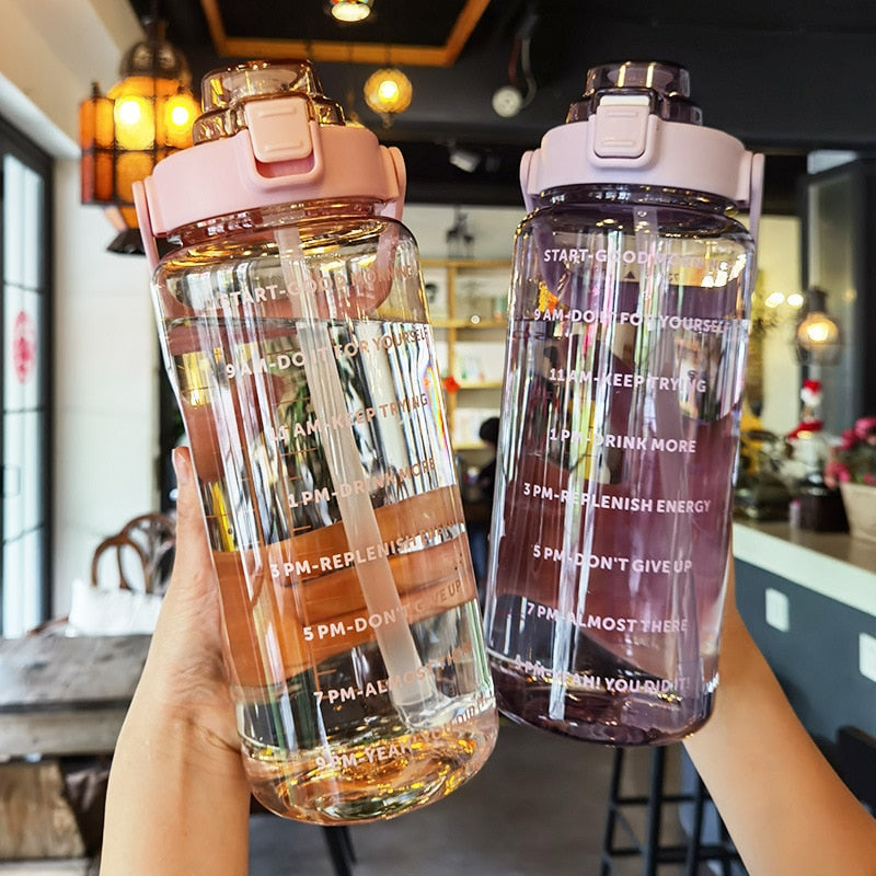 MTS™ Lilly Luxe Water Bottle | Stay hydrated in a motivated way!