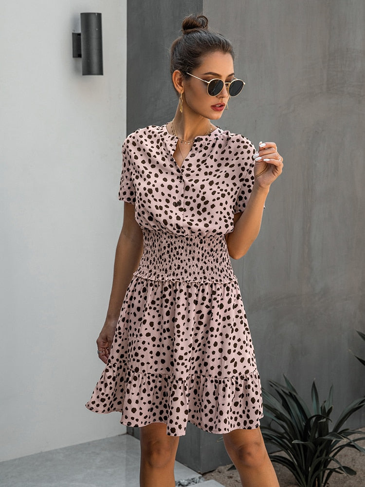 MTS™ Sommer Leopard Kleid | Ein lustiges Vintage-Kleid für den Sommer