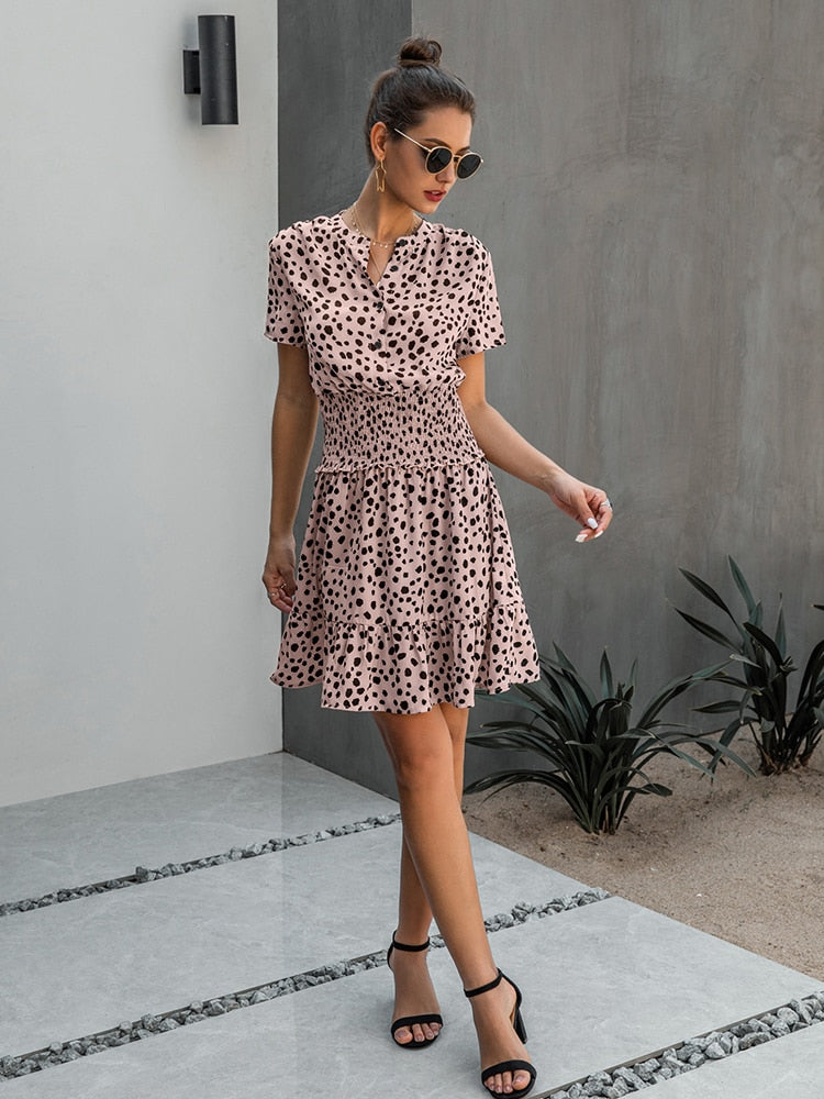 MTS™ Summer Leopard Dress | A fun vintage dress for summer